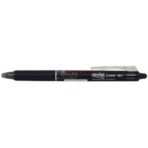 Pióro kulkowe PILOT FRIXION CLICKER 0.7 czarne PIBLRT-FR7-B