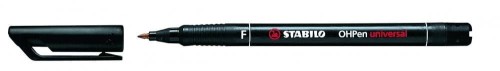 Foliopis STABILO OHPen F niezmywalny 0.7mm czarny 842/46