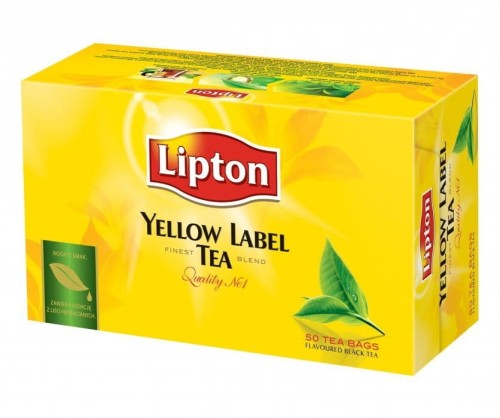 Herbata LIPTON YELLOW LABEL 50 torebek
