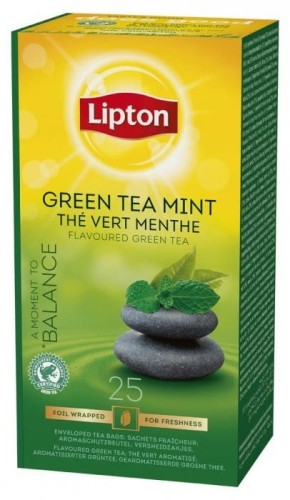 Herbata LIPTON Green Tea Mint (25 kopert fol.)