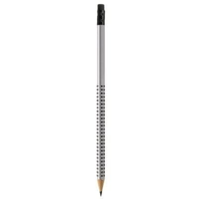 Ołówki GRIP 2001/B z Gumką FABER-CASTELL (12sztuk)