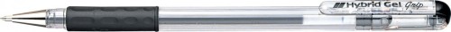 Pióro żelowe PENTEL K116 czarny z gumowym uchwytem Hybrid Gel Grip