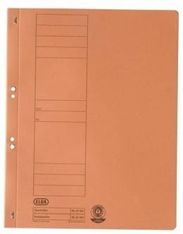 Skoroszyt z oczkiem A4 pomarańczowy 100551874 ELBA