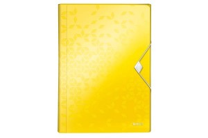 Teczka 12 przegródek A4 200 kartek żółta LEITZ WOW 46340016