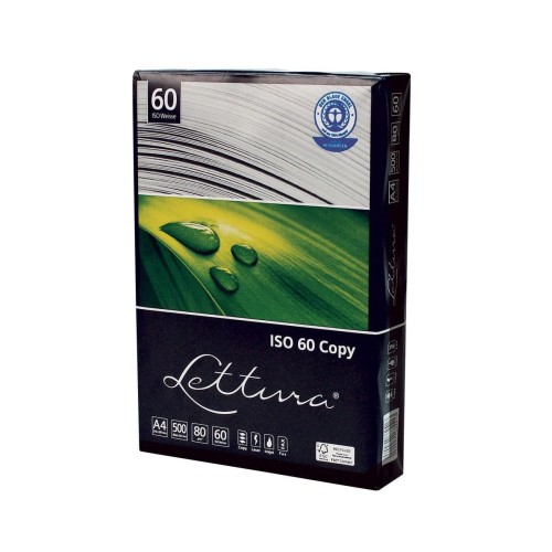 Papier xero A4 LETTURA 80g ekologiczny xba4lett80gISO60 100% recykling