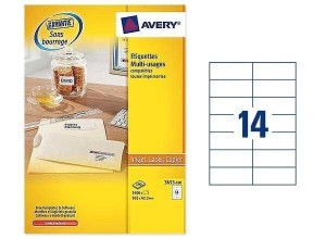 Etykiety ZF A4 105x42.3mm białe 3653 AVERY ZWECKFORM