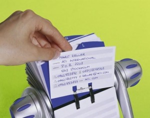 Kartoteka obrotowa 500 kart 2416-23 srebrna TELINDEX