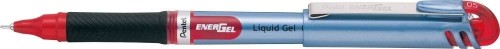 Cienkopis kulkowy PENTEL ENERGEL BLN15 czerwony z płynnym tuszem żelowym