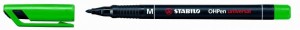 Foliopis STABILO OHPen M niezmywalny 1.0mm zielony 843/36