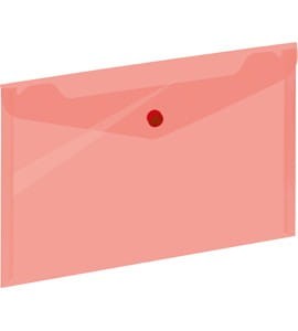 Teczka kopertowa na zatrzask A5 czerwona 120-1253 GRAND