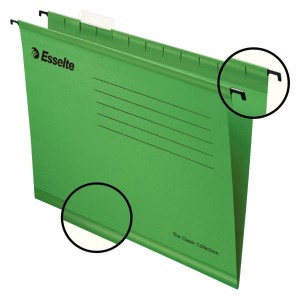 Teczki zawieszane A4 PENDAFLEX STANDARD zielone 25szt 90318 ESSELTE