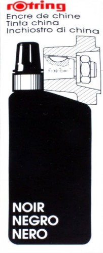 Tusz czarny ROTRING RG591017 23ml.               S0194660