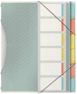 Teczka segregująca 6 przekładek ESSELTE COLOUR"ICE z 626255