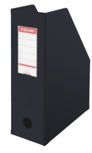 Pojemnik składany A4 100mm czarny ESSELTE PVC 56077