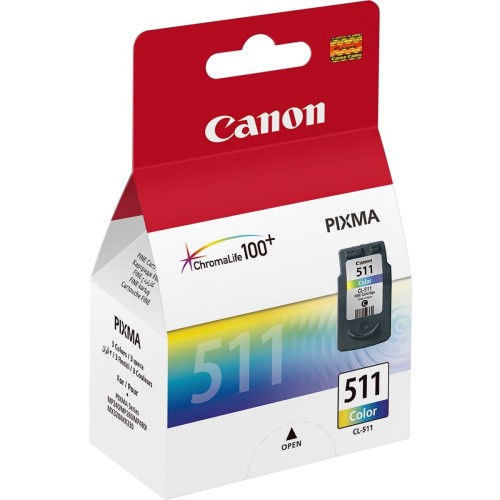 Tusz CANON (CL-511) kolor 244str 2972B001    MP240/MP260