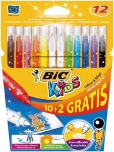 Flamastry 10+2 KIDS COLOUR ERA SE 880507 BIC /9202952
