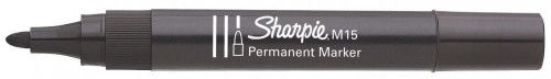 Marker permanetny M15 okrągły czarny SHARPIE S0192584