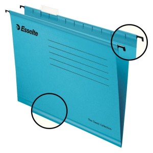 Teczki zawieszane A4 PENDAFLEX STANDARD niebieskie 25szt ESSELTE 90311
