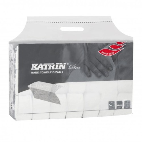 Ręcznik ZZ  KATRIN biały 100%celul.2w.65968/431463  150list/20op