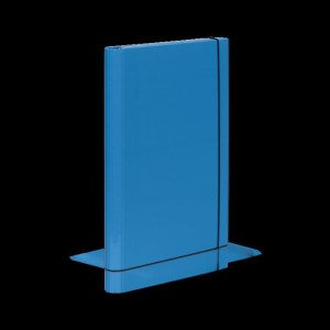 Teczka skrzydłowa z gumką 339/19 jasnoniebieska CARIBIC VAUPE  grz.4cm