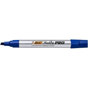 Marker permanentny PRO niebieski ścięta końcówka 964803 BIC