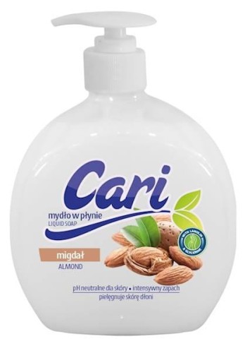 Mydło w płynie, 500ml migdał CARI 196142