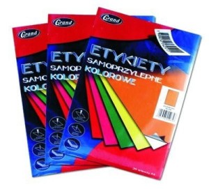 Etykiety samoprzylepne A4 210x297 zielone Grand 25 arkuszy