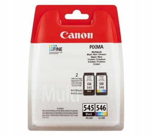 Tusz CANON (PG-545+CL-546/8287B005) czarny+kolor 2szt