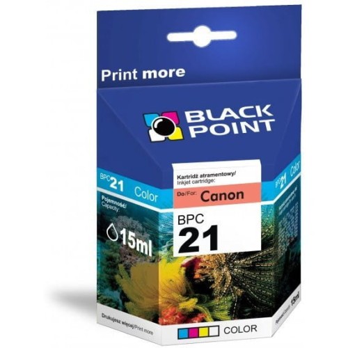 Tusz BLACKPOINT CANON BPC21 kol (BCI-21C) BJC 2000/4000/5000