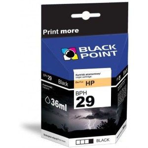 Tusz BLACKPOINT HP BPH29 czarny 51629A DJ600/660/670/680/690/692/694