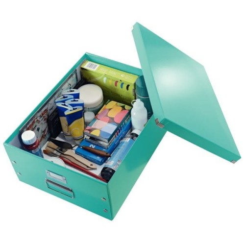 Pudełko LEITZ Click & Store A3 turkusowe 60450051