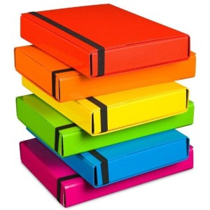 Teczka skrz.rzep.CARIBIC jżółta 340/28