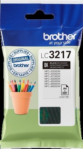 Tusz BROTHER (LC3217BK) czarny 550str