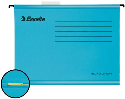 Skoroszyt zawieszany A4 z mechanizmem A4 10szt niebieski 93130 ESSELTE