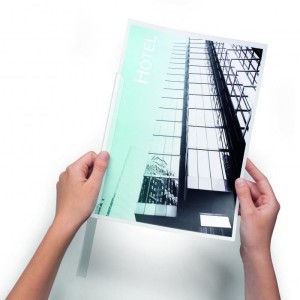 Grzbiety zaciskowe A4 6mm 60k przezroczyste(100szt)290119 DURABLE