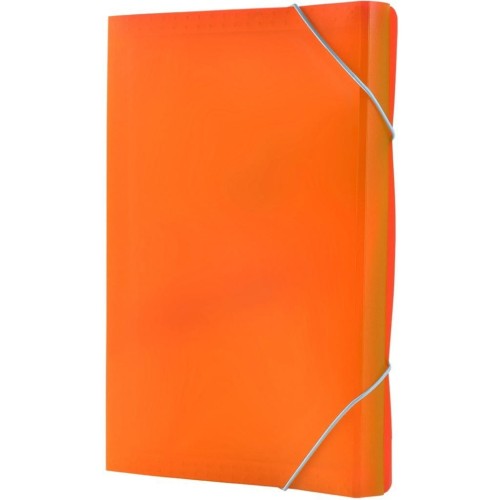Teczka A4 harm.PP 13przegródek z gumką/rogach pomarańczowa BT621-P TETIS