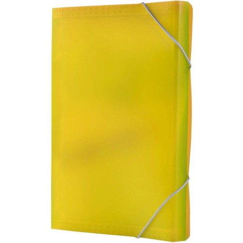 Teczka A4 harm.PP 13przegródek z gumką/rogach żółta BT621-Y TETIS