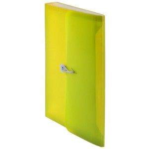 Teczka A4 harm.PP 13przegródek z gumką żółta BT622-Y TETIS