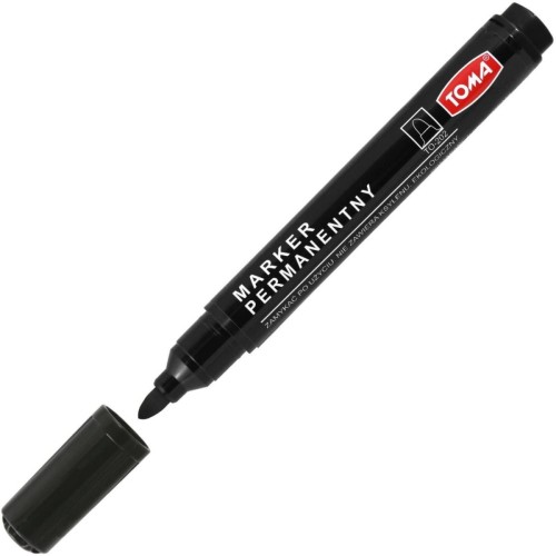 Marker permanentny TO-202 czarny TOMA