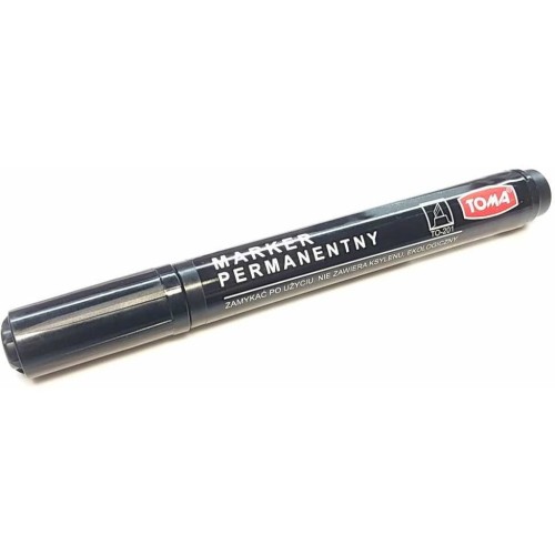 Marker permanentny sciety czarny TO-201 TOMA