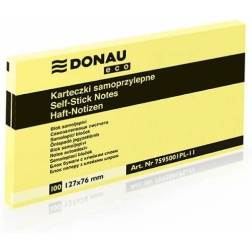Bloczek ECO 127x76 żółte 7595001PL-11 DONAU