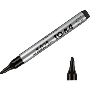 Marker permanemntny czarny TO-090 TOMA