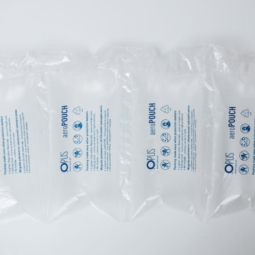 Wypełniacz powietrzny w rolce - O.aeroPOUCH - 100 x 200 mm - pojedyncza poduszka - 20 µm - rolka 300 m