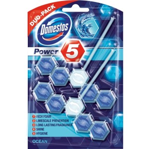 Zawieszka do toalety POWER5 DUO OCEAN7x2x55g DOMESTOS *23984