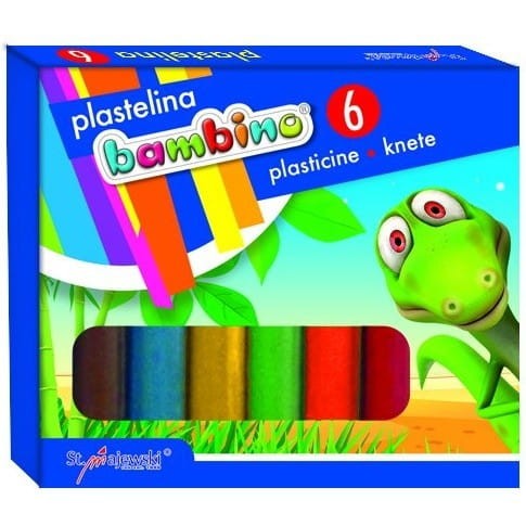 Plastelina 6kol.STANDARD BAMBINO *1727 MAJEWSKI