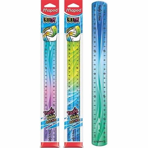 Linijka TWIST"N FLEX DECOR niełamliwa 30 cm torebka; 279315 MAPED