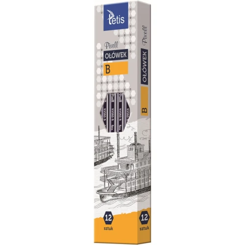 Ołówek PIXELL heksag.B (12) KV060-B TETIS