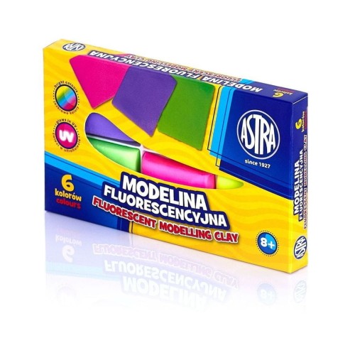Modelina fluorescencyjna 6 kolorów 83911902 ASTRA