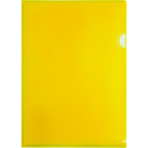 Obwoluta A4 PP L grubość 0.14mm żółta (12) BT615-Y