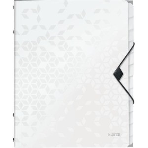 Teczka 12 przeródek A4 200k biała LEITZ WOW 46340001